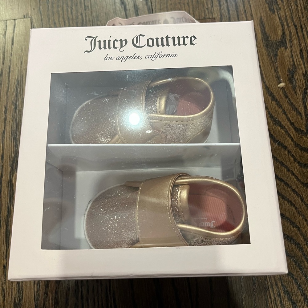 Rose Gold Infant Juicy Couture Shoes